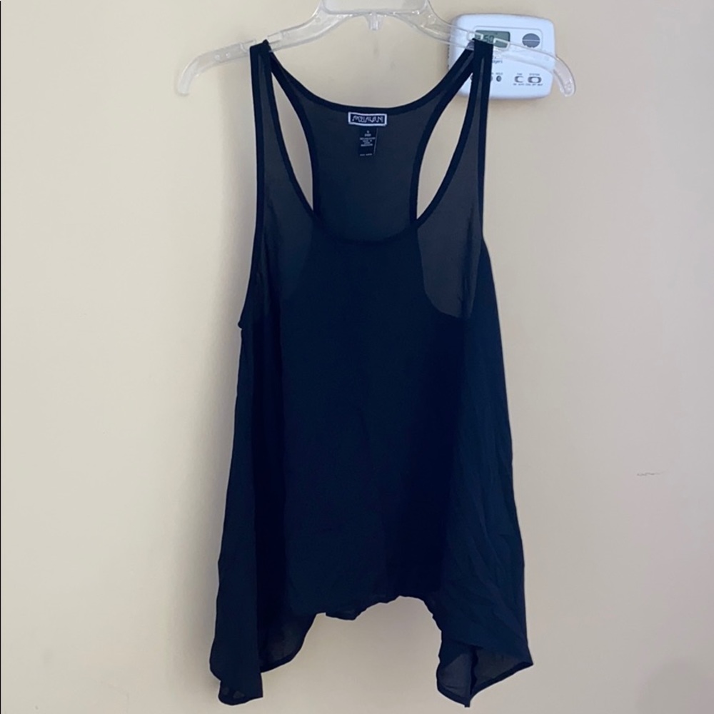 Sheer Fancy Tank Top